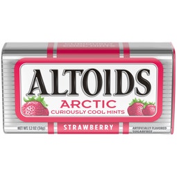 ALTOIDS Arctic Strawberry Sugarfree Mints Single Pack, 1.2 oz image