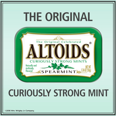 ALTOIDS Spearmint Mints Single Pack, 1.76 oz.