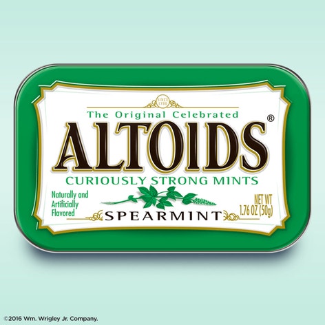 ALTOIDS Spearmint Mints Single Pack, 1.76 oz.