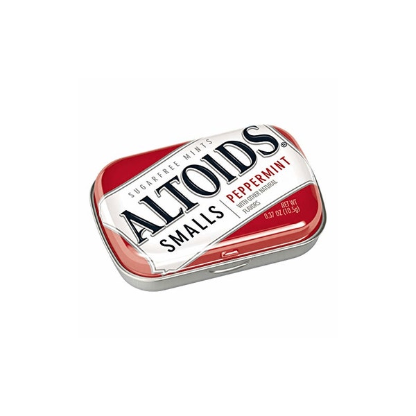 ALTOIDS Smalls Peppermint Sugarfree Mints, 0.37 oz (Pack of 9)