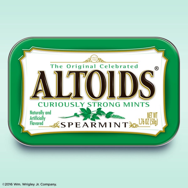 ALTOIDS Spearmint Mints Single Pack, 1.76 oz.