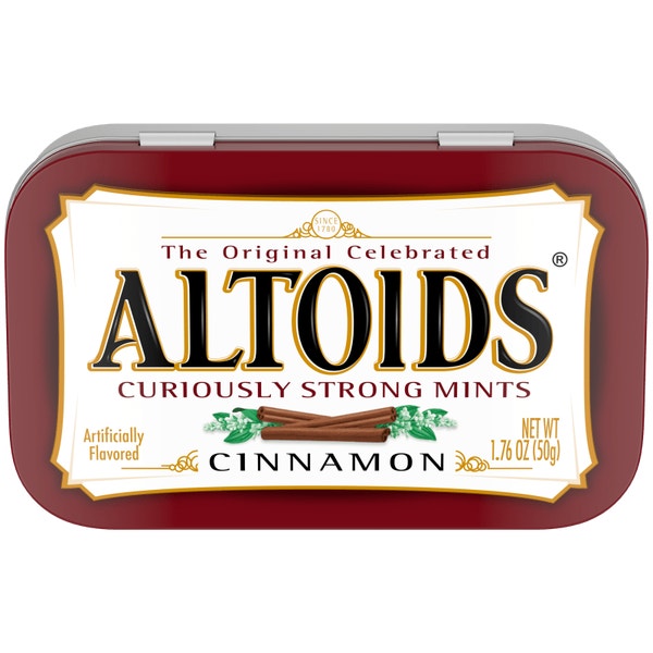ALTOIDS Cinnamon Mints Single Pack, 1.76 oz