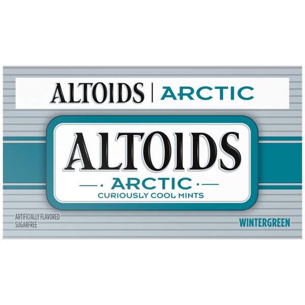 ALTOIDS Arctic Wintergreen Sugarfree Mints, 1.2 oz (Pack of 8)
