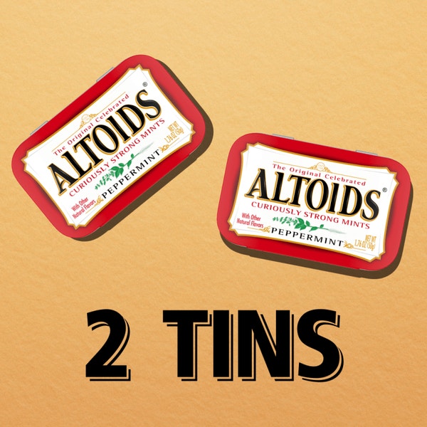 ALTOIDS Peppermint Mints, 1.76 ounce (Pack of 2)