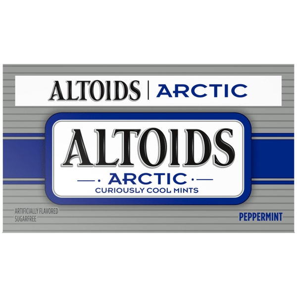 ALTOIDS Arctic Peppermint Sugarfree Mints, 1.2 oz (Pack of 8)