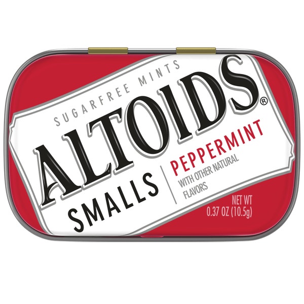 ALTOIDS Smalls Peppermint Sugarfree Mints Single Pack, 0.37 oz