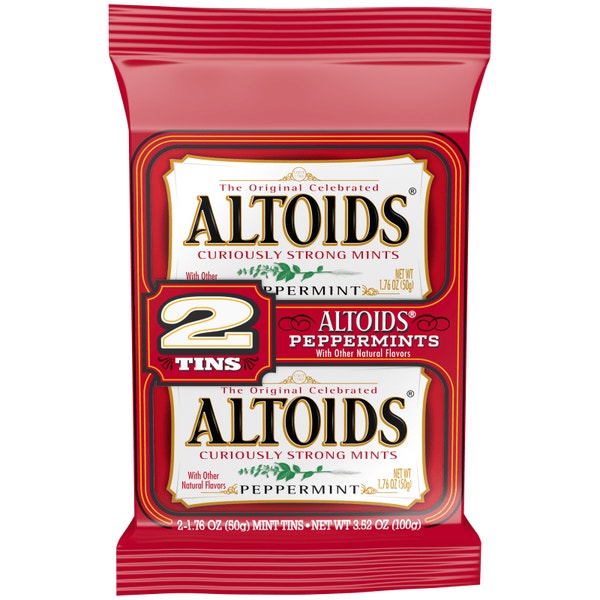 ALTOIDS Peppermint Mints, 1.76 ounce (Pack of 2)