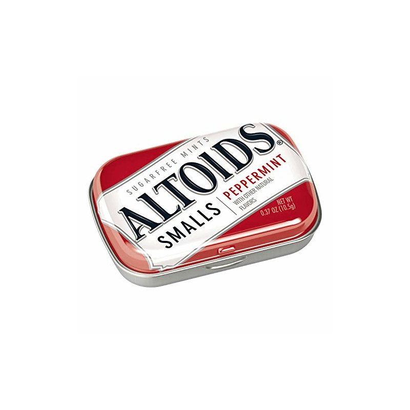 ALTOIDS Smalls Peppermint Sugarfree Mints, 0.37 oz (Pack of 9) ALTOIDS®