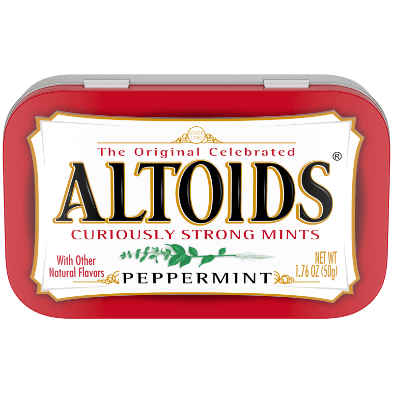 ALTOIDS Classic Peppermint Breath Mints, 1.76 oz Tin ALTOIDS®